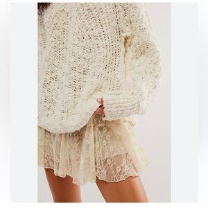 Free People Cream Sweater